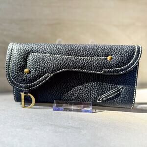 Christian Dior Saddle Long Wallet, circa 2002